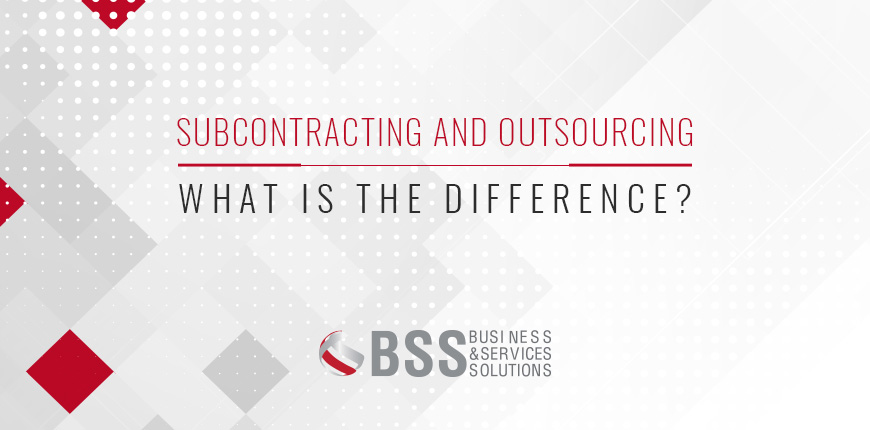 Subcontracting and outsourcing; what is the difference 